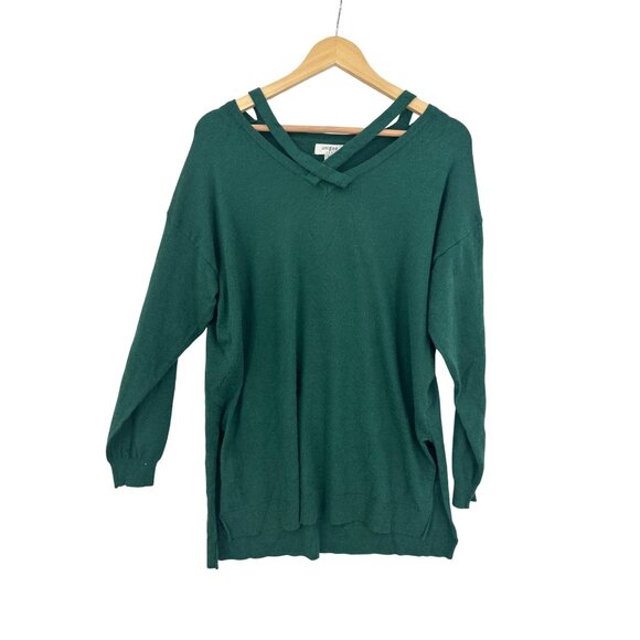 Umgee Sweater Top Shirt Womens Size S Straps Tunic Cozycore‎ Fall Festival - Picture 2 of 11